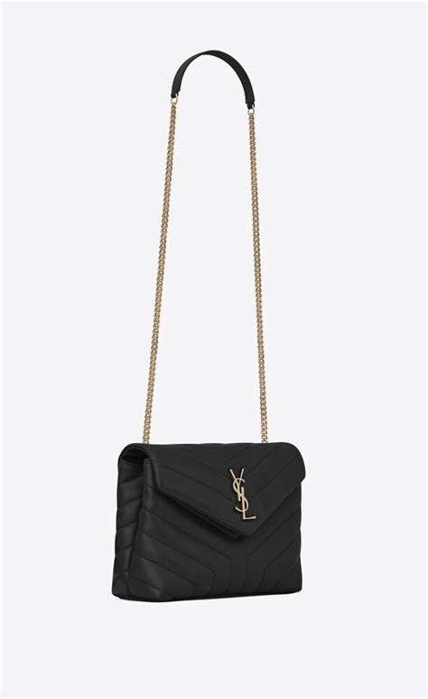 ysl loulou small chain bag in quilted y leather|Saint Laurent Loulou Small Chain Bag in Quilted ''Y'' Leather.